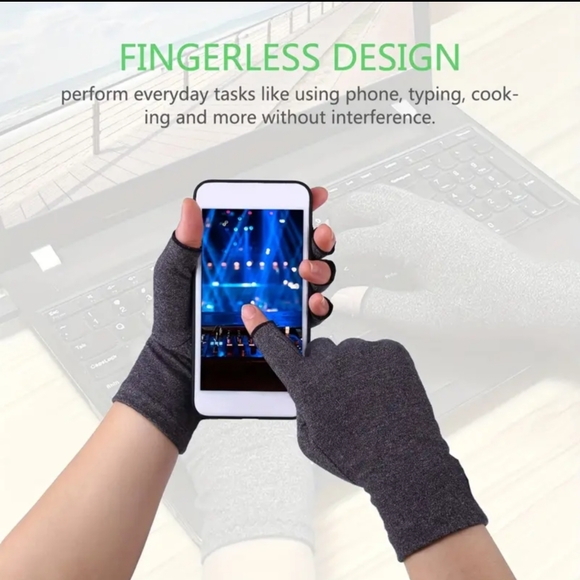 Compression Fingerless Gloves: Anti-Slip & Lightweight for Daily wear &activity - Picture 8 of 10